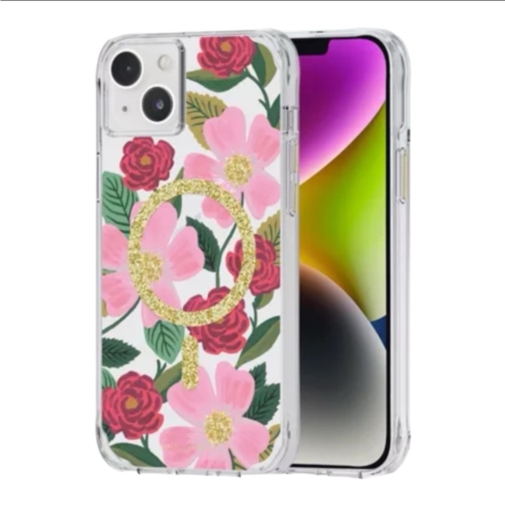 Rifle Paper Co Hard Case for MagSafe for Apple iPhone 14 Plus - Rose Gar…